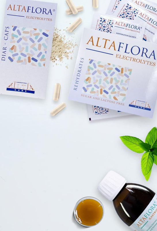 ALTA CARE Laboratoires has developed and produced ALTAFLORA® line unique formulations with beneficial action on gastrointestinal system, digestive problem and action against free radicals. The ingredients are highly bioavailable thanks to the implemented 