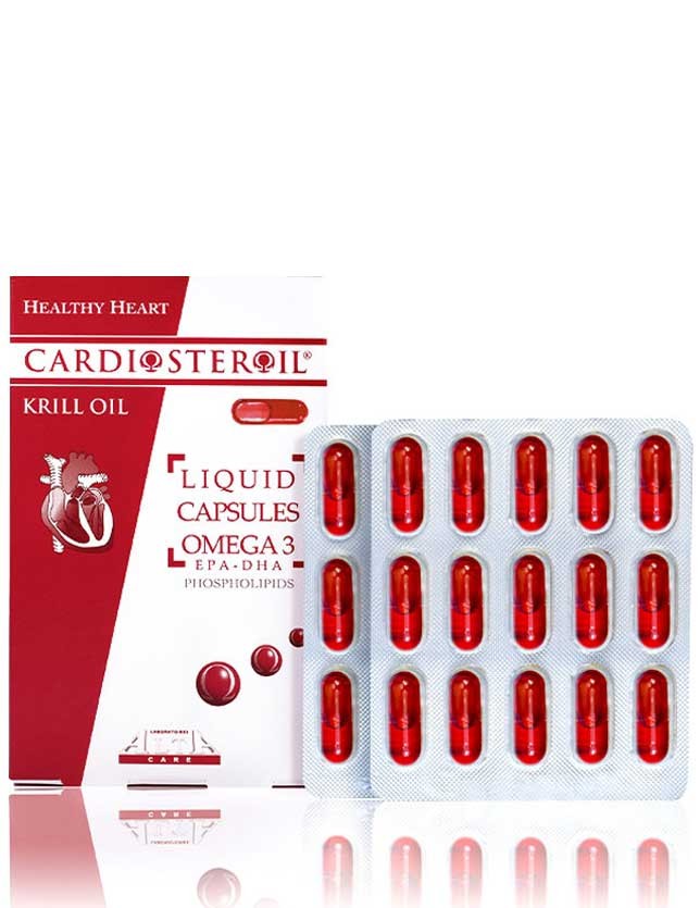 Cardiosteroil Krill Oil Liquid Capsules – No Fishy Aftertaste Superior ...