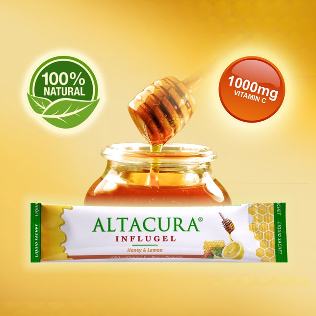 Altacura Influgel Honey&Lemon Liquid Sachets