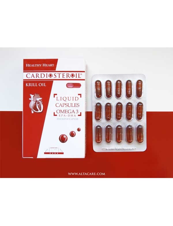 CARDIOSTEROIL ACEITE DE KRILL CÁPSULAS LÍQUIDAS