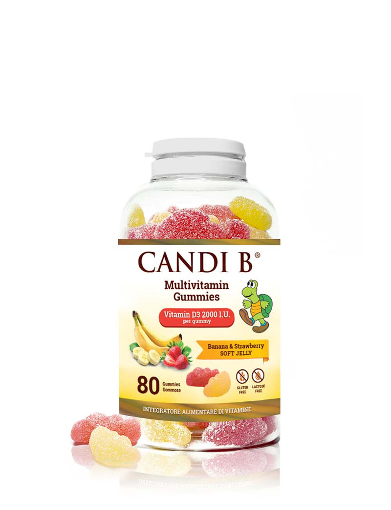 Candi B Multivitamin Gummies - Vitamin D3 2000 I.U.